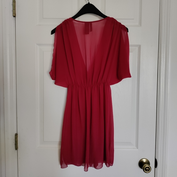 BISOU BISOU Misses size M sleeveless sheer Grecian dress - Picture 2 of 3